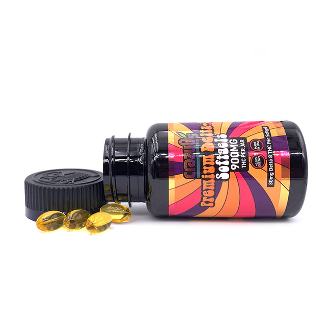 Delta 8 THC Softgel Capsules – 30mgs Each