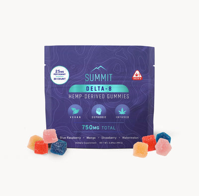 25mg Delta-8 Gummies - 30ct by Summit THC Best Sales Price - Gummies