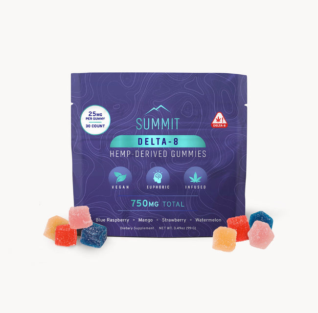 25mg Delta-8 Gummies - 30ct by Summit THC Best Sales Price - Gummies