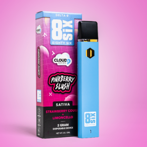 Eighty Six Berry Slush Delta-8 THC 1G Disposable Vape (Strawberry Cough) Best Sales Price - Vape Pens