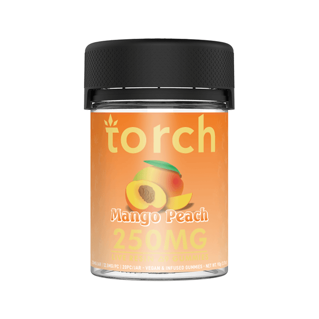Torch Gummies Mango Peach | 20ct | 250mg Best Sales Price - Gummies