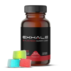 EXHALE Delta-9 + Live Resin Gummies