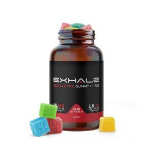 Exhale Delta-8 Gummy Cubes
