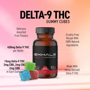 EXHALE D9 Gummies