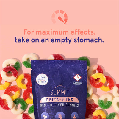 15mg Delta-9 Gummies - 20ct by Summit THC Best Sales Price - Gummies