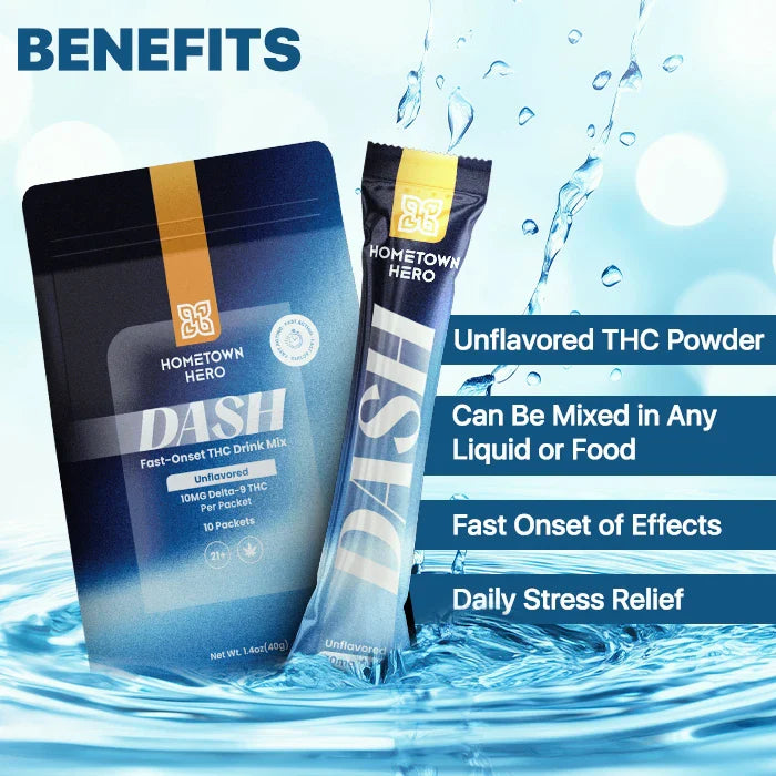 Hometown Hero DASH Fast-Onset THC Drink Mix