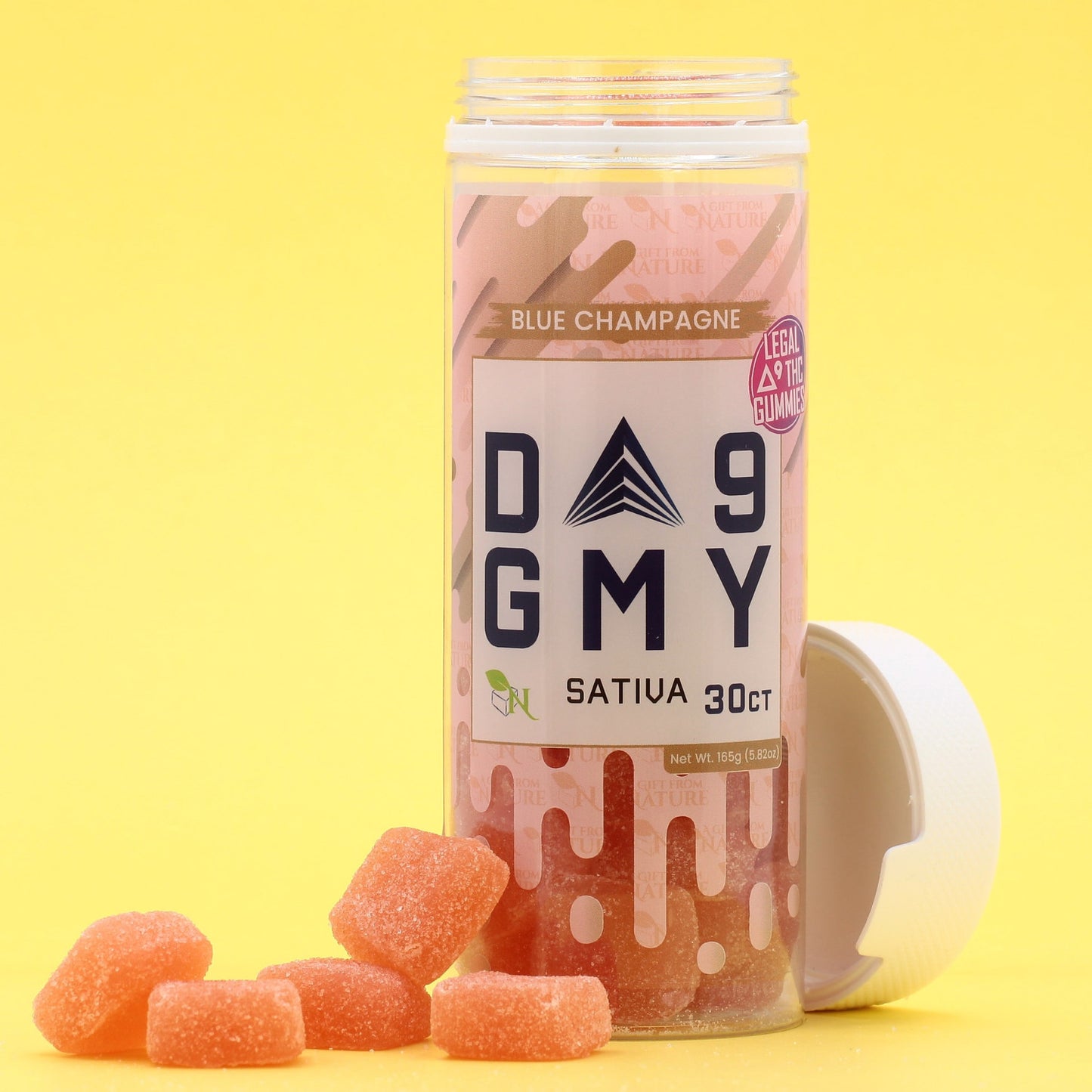 DELTA 9  GUMMIES - 30CT Blue Champagne 810mg (15mg ea.) – SATIVA