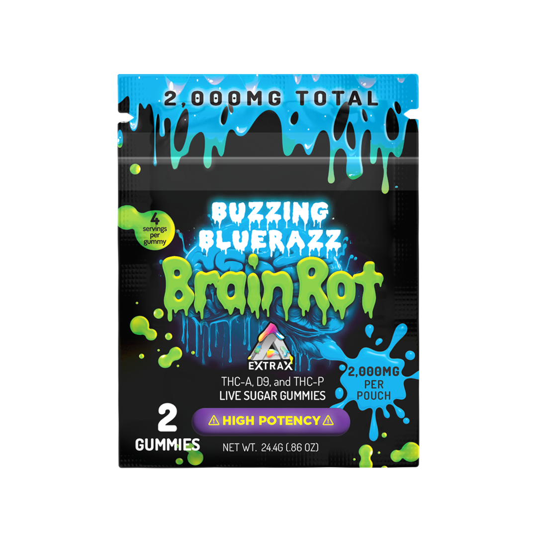 THCA Live Sugar 2 Pack Gummies – 2,000mg