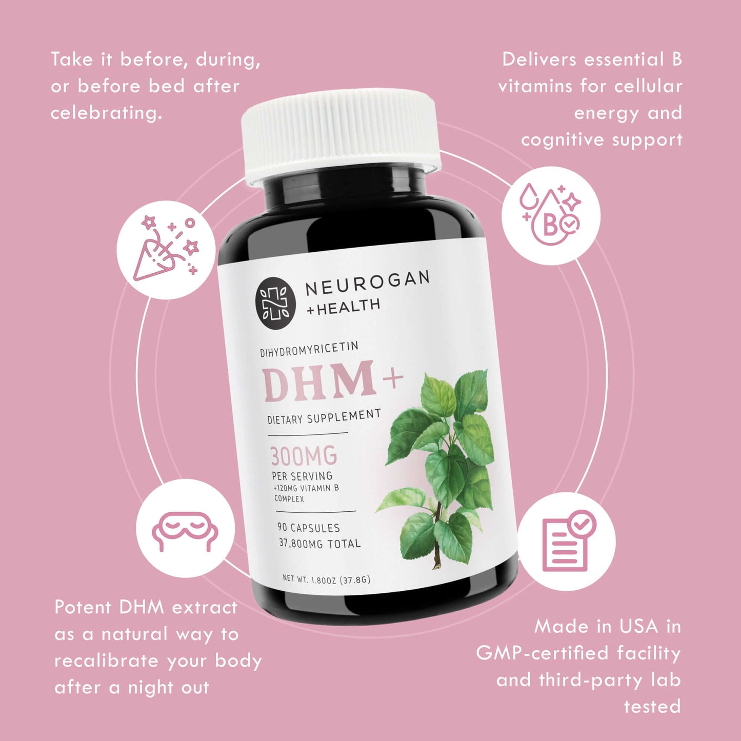 Neurogan Health Dihydromyricetin Capsules (DHM)