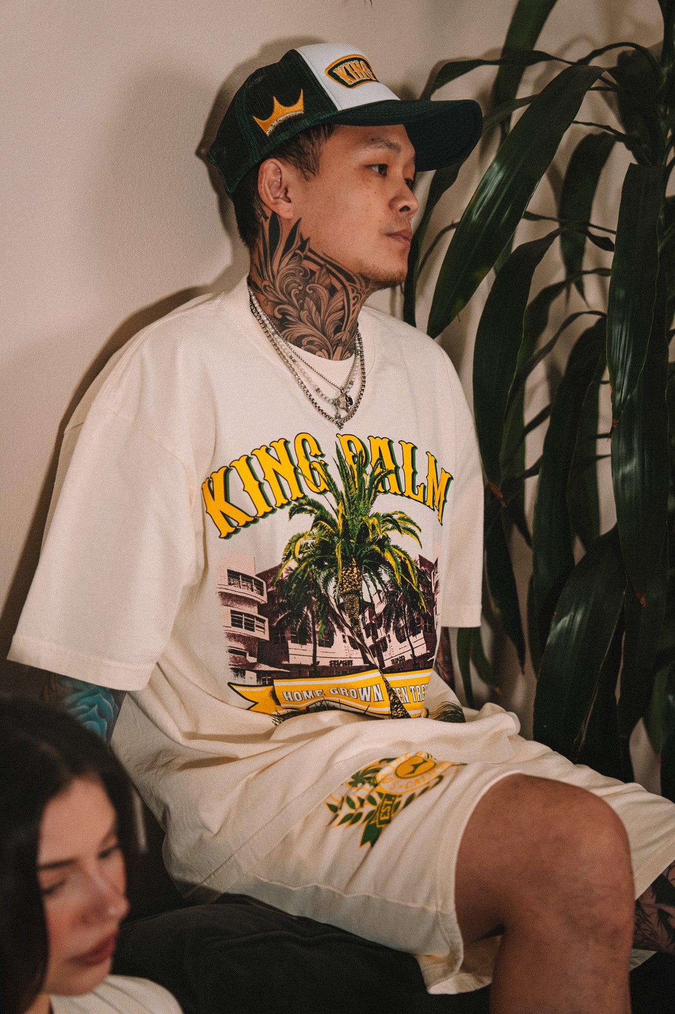 King Palm Home Grown Green Trees Tee