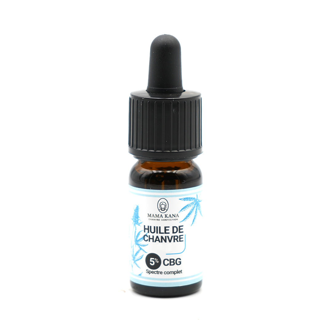 MAMA KANA CBD Huile de Chanvre CBG 5% + CBD 5% 🇫🇷 Best Sales Price - Tincture Oil