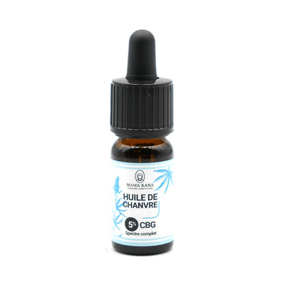 MAMA KANA CBD Huile de Chanvre CBG 5% + CBD 5% 🇫🇷 Best Sales Price - Tincture Oil