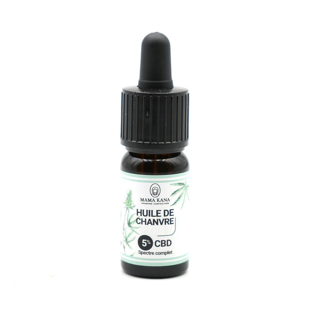 MAMA KANA CBD Huile 5% de CBD Full Spectrum 🇫🇷 Best Sales Price - Tincture Oil