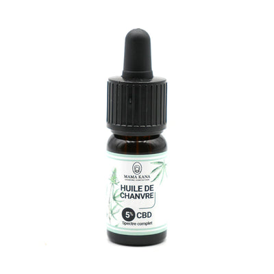 MAMA KANA CBD Huile 5% de CBD Full Spectrum 🇫🇷 Best Sales Price - Tincture Oil