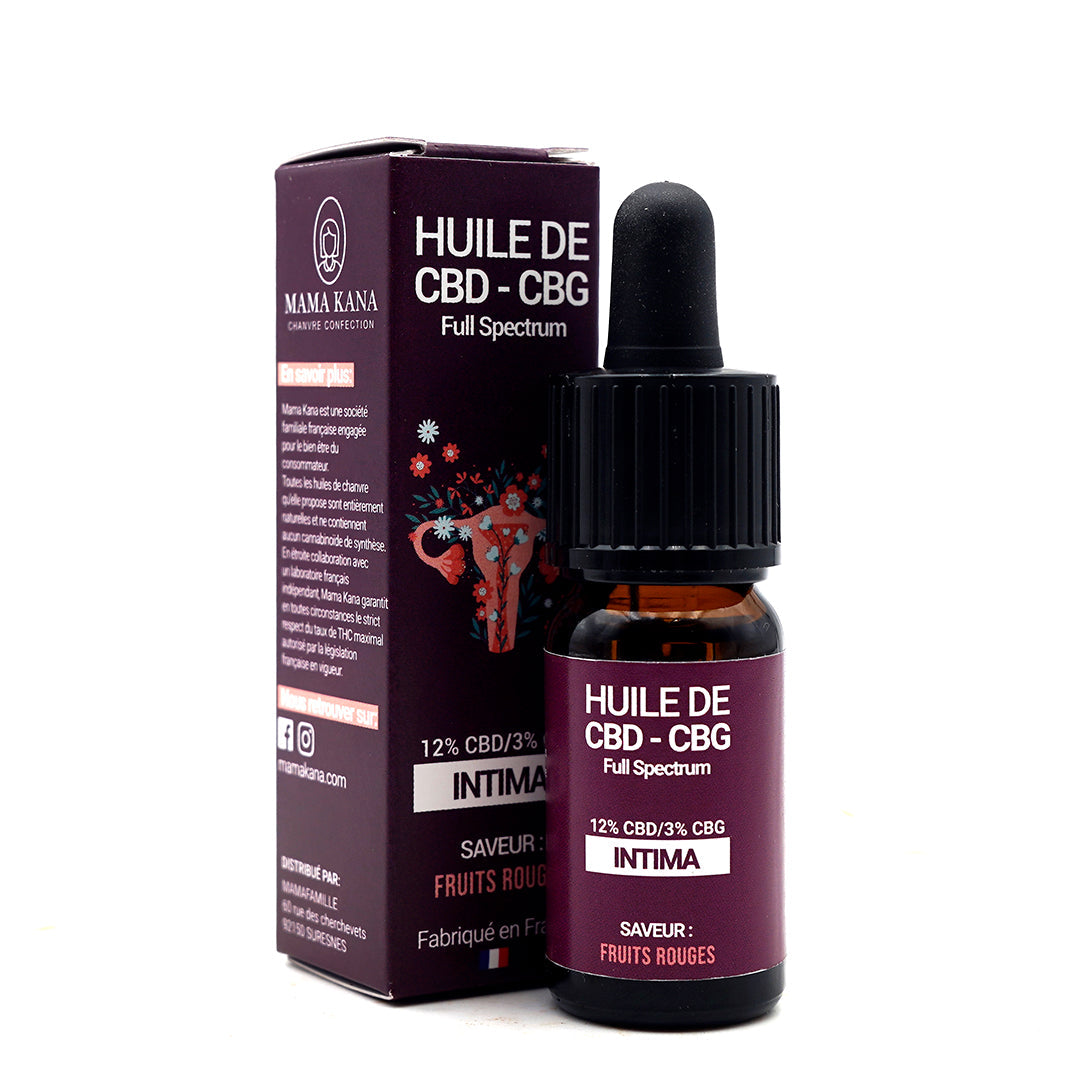 MAMA KANA CBD Huile Intima 👩🏻‍⚕️ 12% CBD + 3% CBG Best Sales Price - Tincture Oil