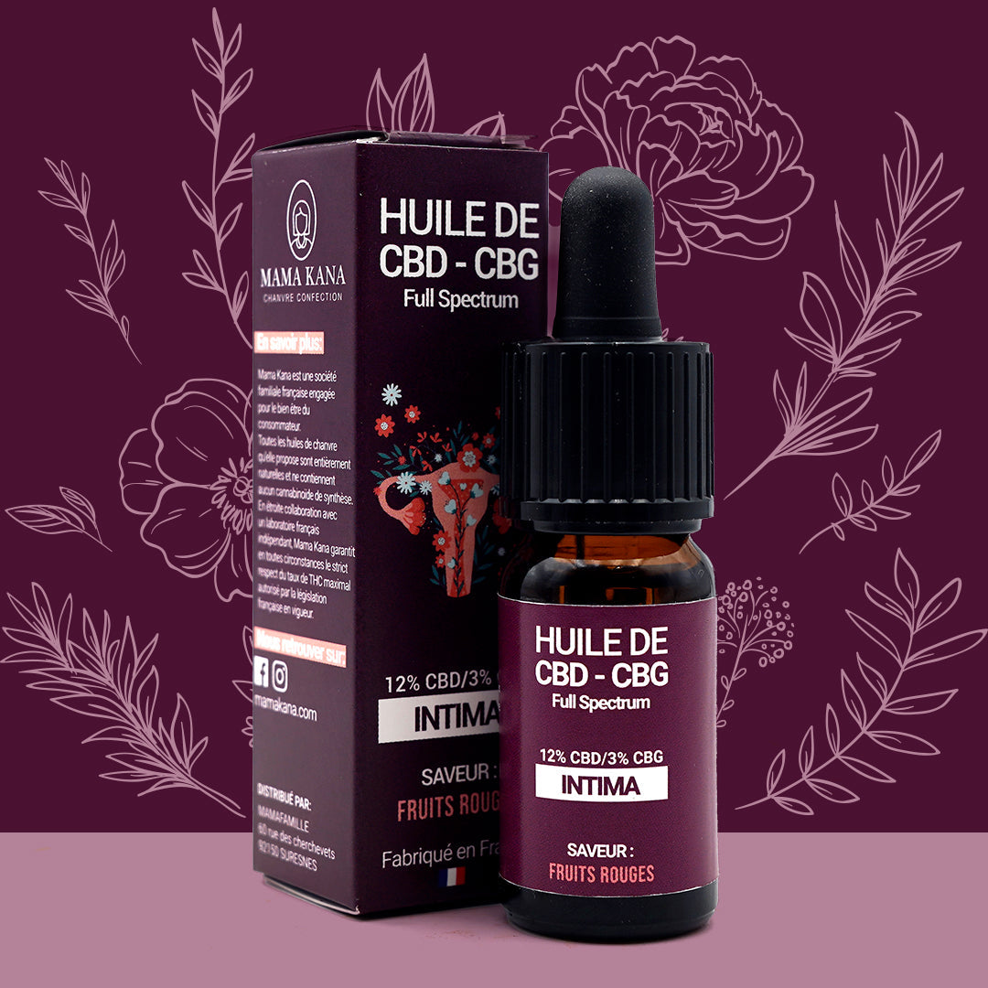 MAMA KANA CBD Huile Intima 👩🏻‍⚕️ 12% CBD + 3% CBG Best Sales Price - Tincture Oil