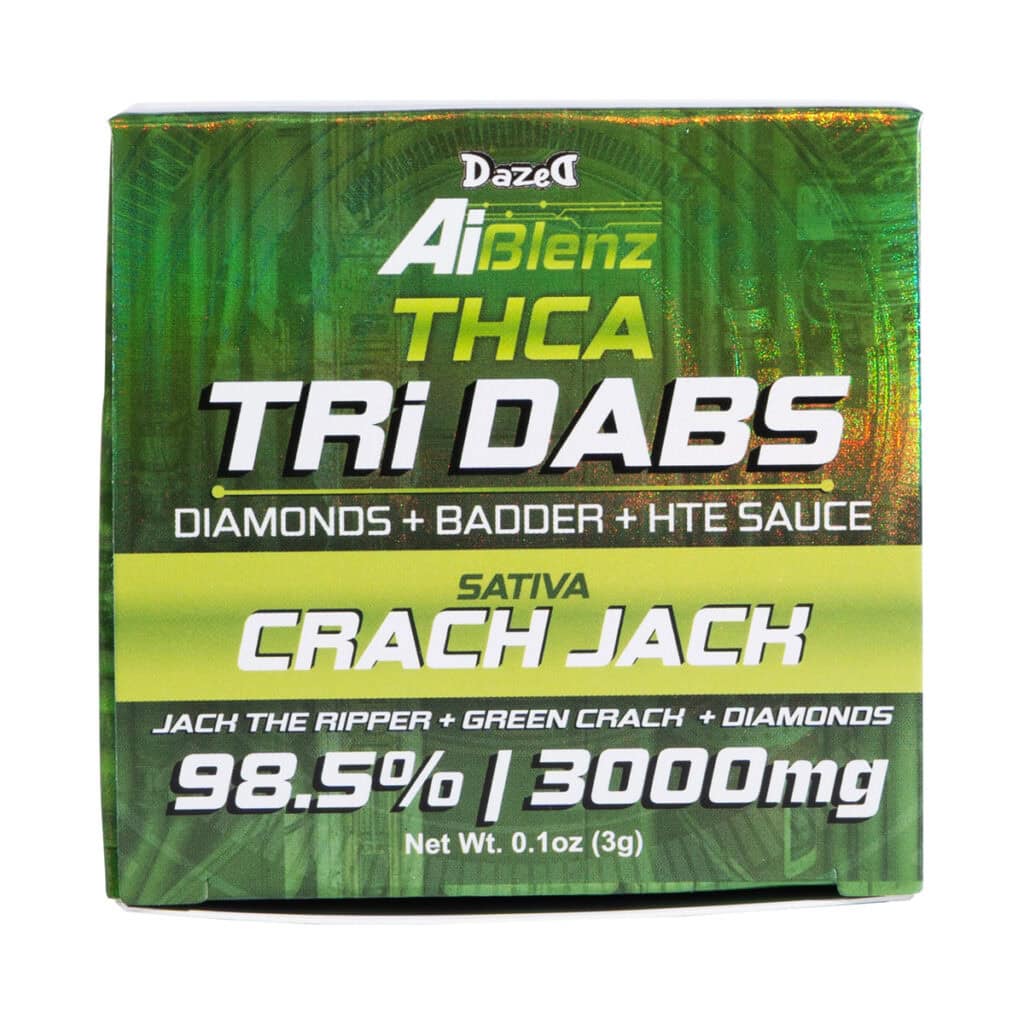 Dazed Ai Blenz THCa Tri-Dabs 3g
