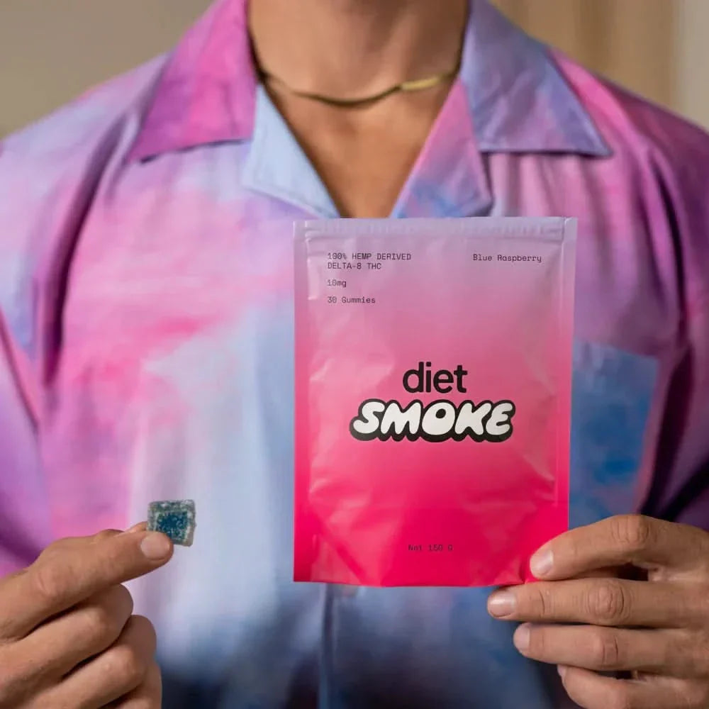 Diet Smoke Blue Raspberry Gummies