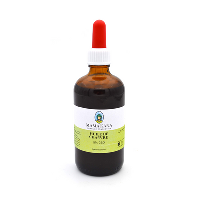 MAMA KANA CBD Huile 5% de CBD Full Spectrum 🇫🇷 Best Sales Price - Tincture Oil