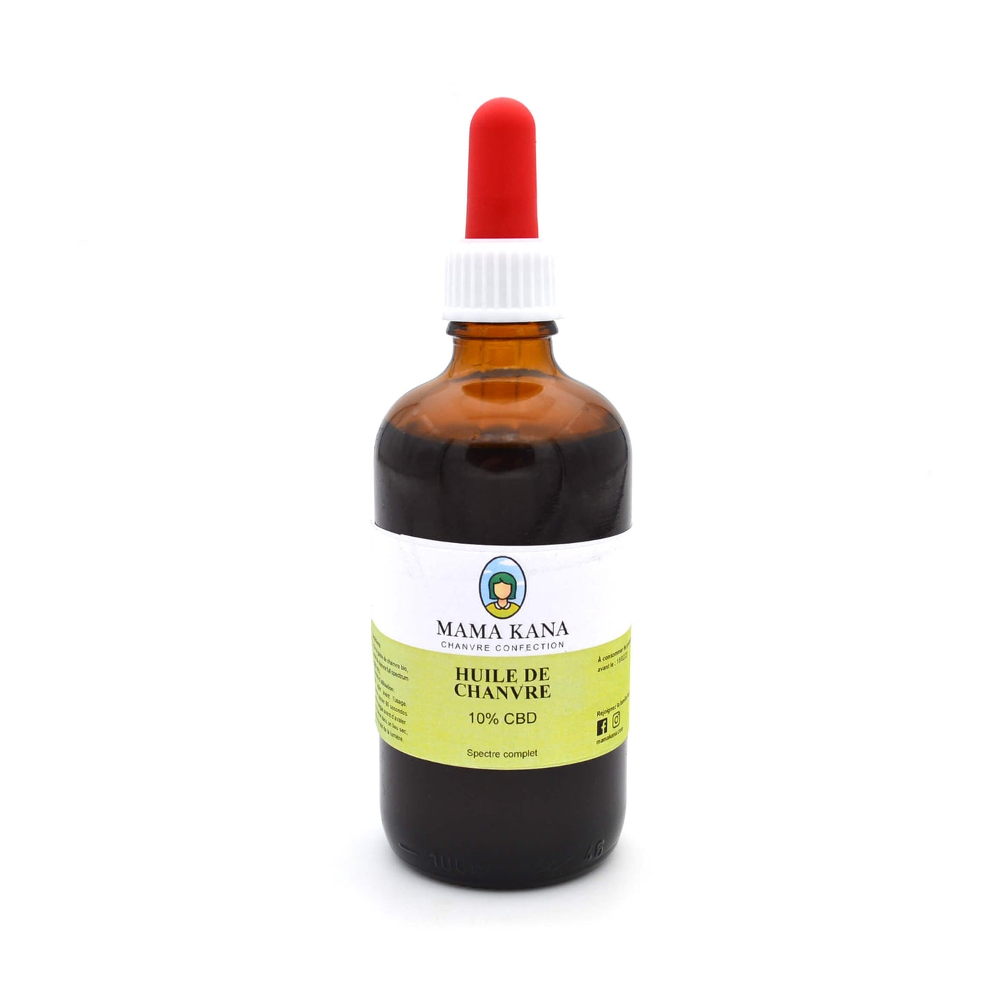 MAMA KANA CBD Huile 10% de CBD Full Spectrum 🇫🇷 Best Sales Price - Tincture Oil