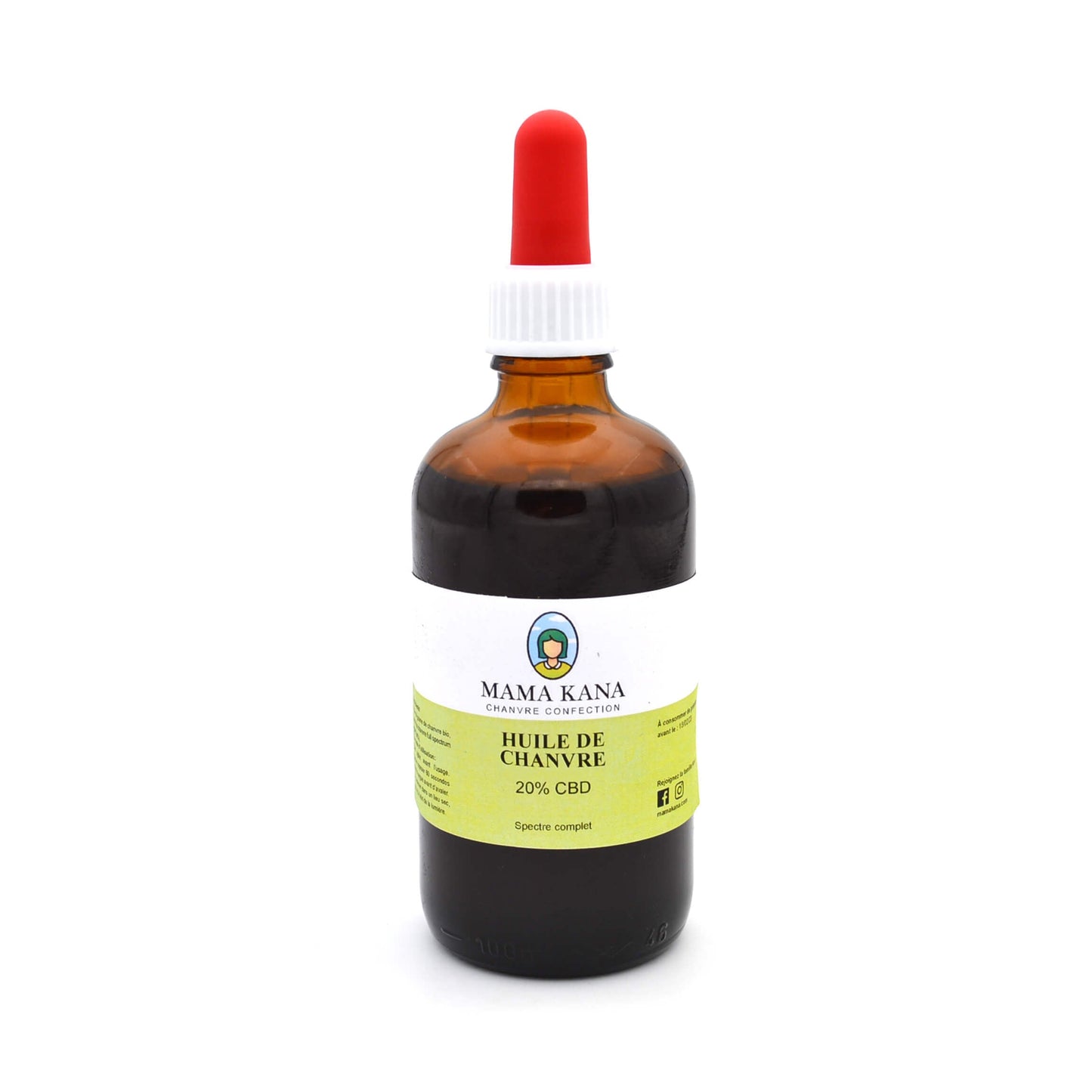 MAMA KANA CBD Huile 20% de CBD Full Spectrum 🇫🇷 Best Sales Price - Tincture Oil