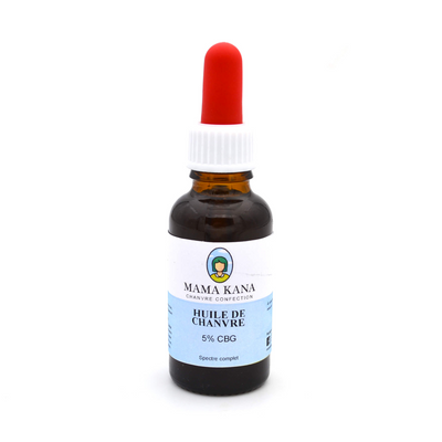 MAMA KANA CBD Huile de Chanvre CBG 5% + CBD 5% 🇫🇷 Best Sales Price - Tincture Oil