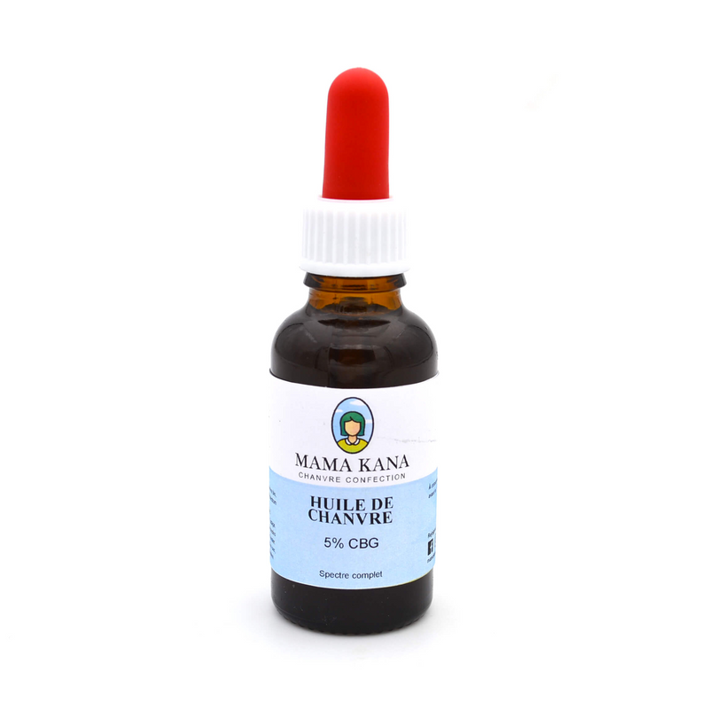 MAMA KANA CBD Huile de Chanvre CBG 5% + CBD 5% 🇫🇷 Best Sales Price - Tincture Oil