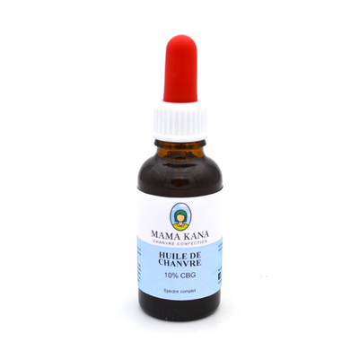MAMA KANA CBD Huile de Chanvre CBG 10% + CBD 5% 🇫🇷 Best Sales Price - Tincture Oil
