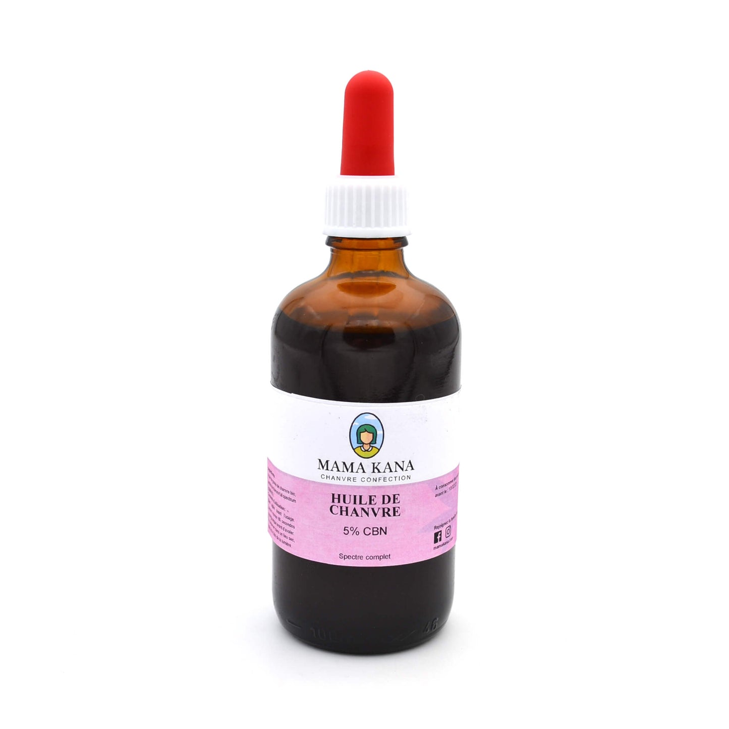 MAMA KANA CBD Huile de Chanvre CBN 5% + CBD 5% 🇫🇷 Best Sales Price - Tincture Oil