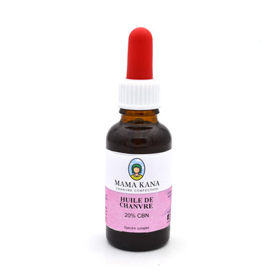 MAMA KANA CBD Huile de Chanvre CBN 20% + CBD 5% 🇫🇷 Best Sales Price - Tincture Oil