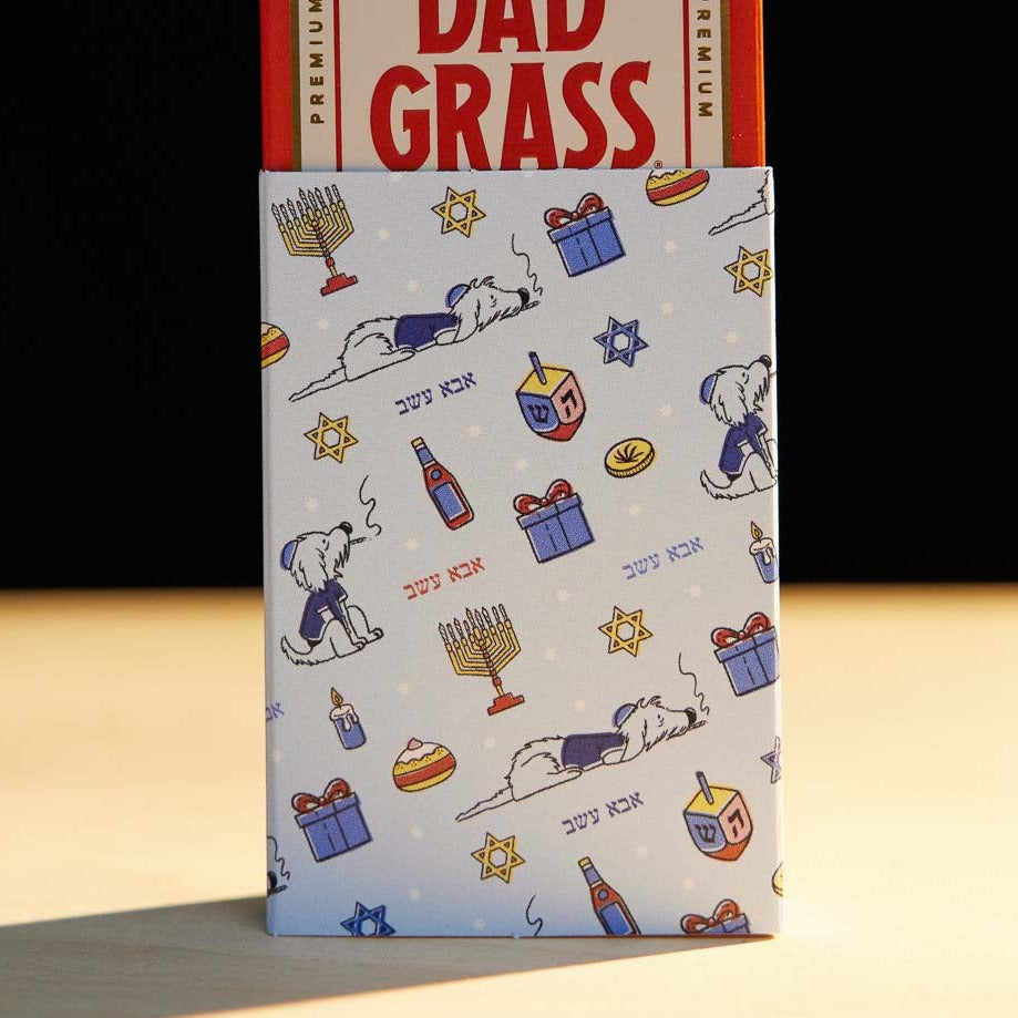 DadGrass Chanukah Gift Wrap 5 Pack Dad Stash Best Sales Price - CBD