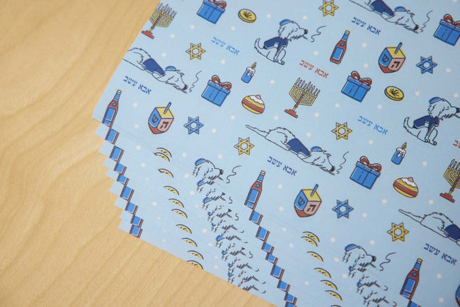 Dad Grass Chanukah Wrapping Paper Best Sales Price - Merch & Accesories