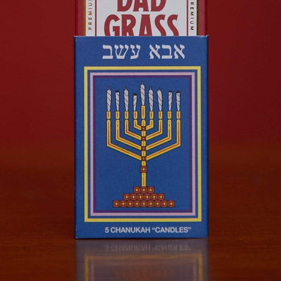 Chanukah Candles 5 Pack Dad Stash Dad Grass Best Sales Price - CBD