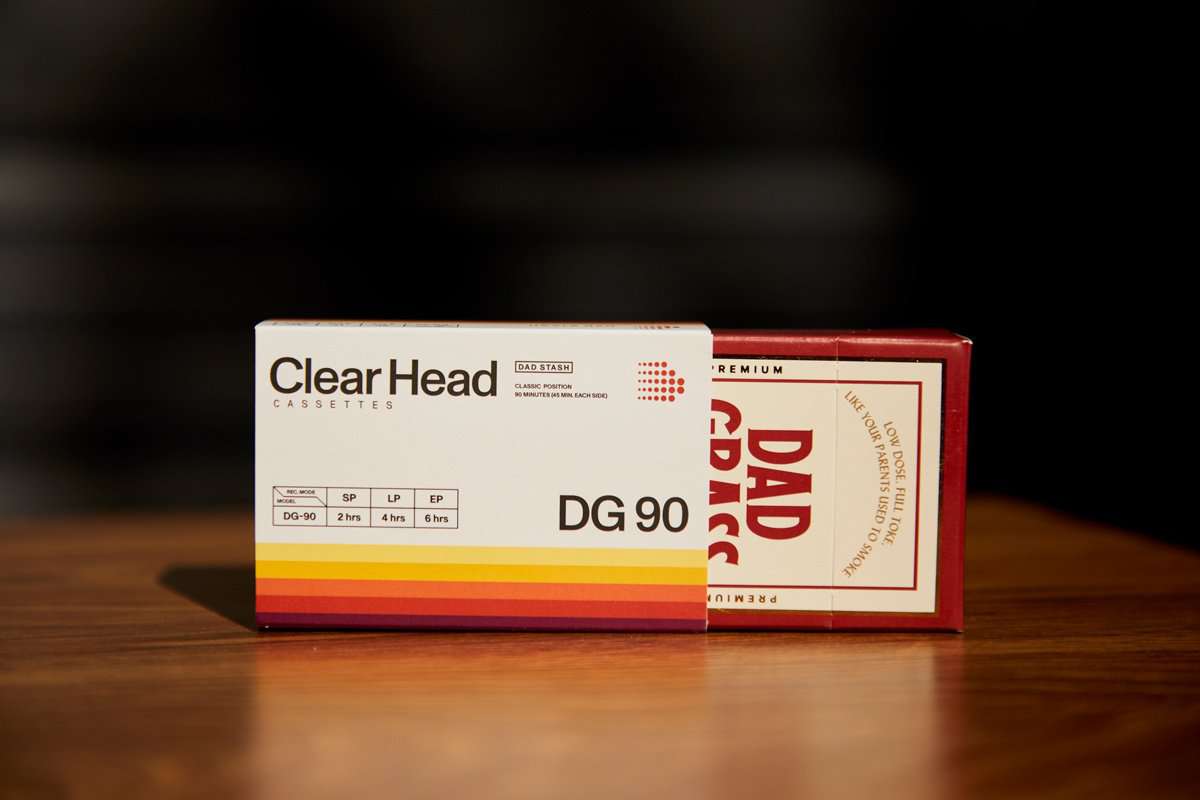 Dad Grass Clear Head Cassettes 5 Pack Dad Stash