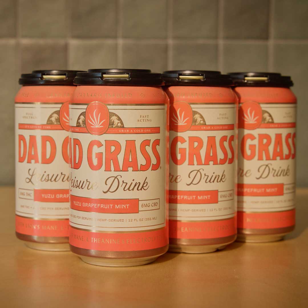 Dad Grass THC Drink - Yuzu Grapefruit Mint