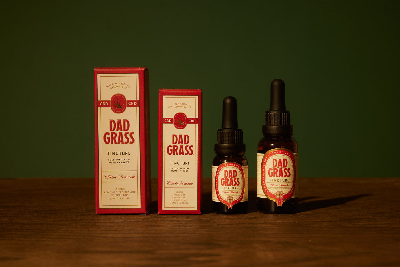 Dad Grass Mini Tinctures Trio - Discovery Bundle Best Sales Price - Tincture Oil