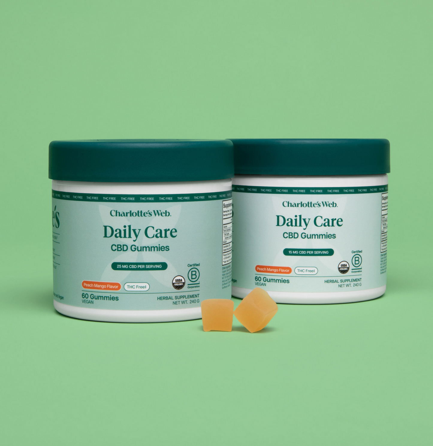 Charlotte's Web Daily Care THC-Free CBD Gummies