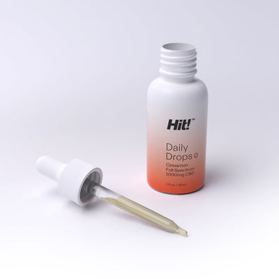 Hit! Daily Drops 1000mg CBD Oil - Cinnamon Best Sales Price - CBD
