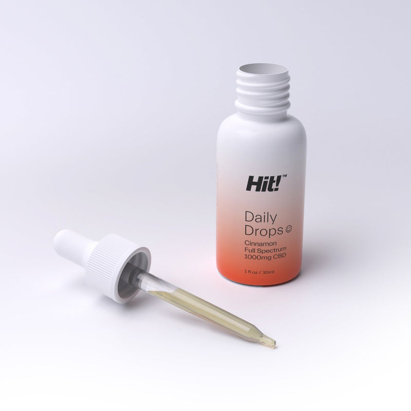 Hit! Daily Drops 1000mg CBD Oil - Cinnamon Best Sales Price - CBD