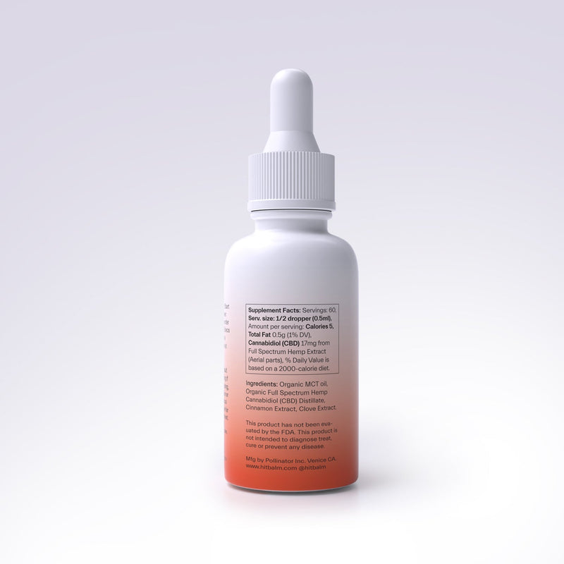 Hit! Daily Drops 1000mg CBD Oil - Cinnamon Best Sales Price - CBD
