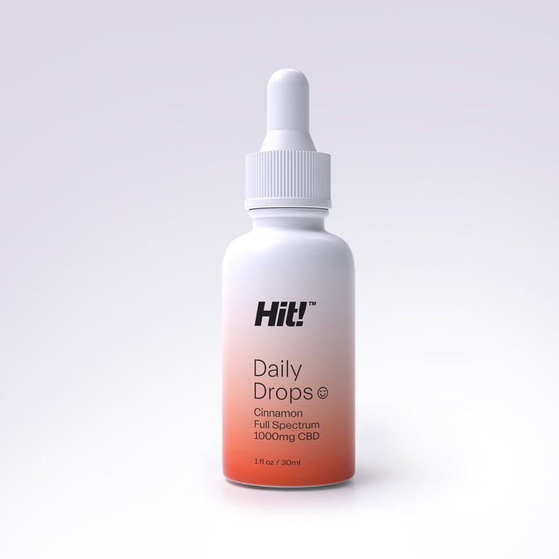 Hit! Daily Drops 1000mg CBD Oil - Cinnamon Best Sales Price - CBD