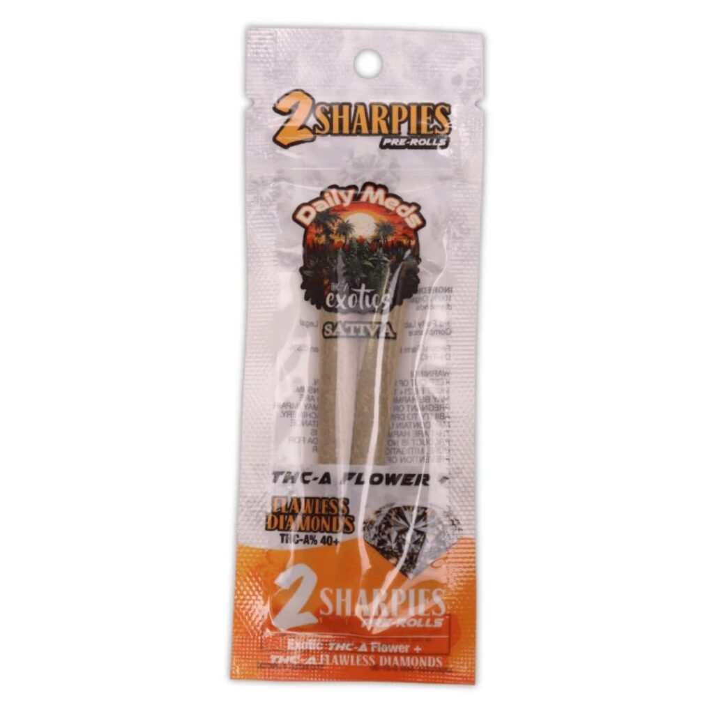 Dailymeds Exotics THCa Infused Prerolls 2g