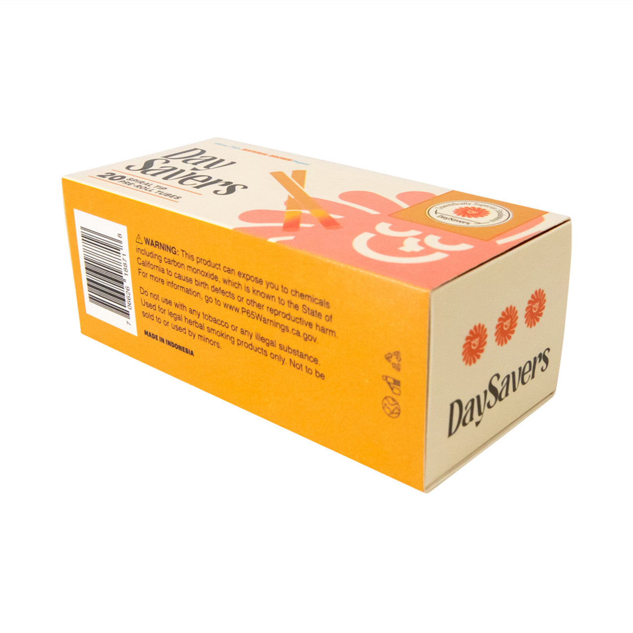 DaySavers Natural Brown Half Gram 1 1/4 Artisan Pre Rolled Tubes [20 Pack]