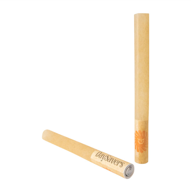 DaySavers Natural Brown Half Gram 1 1/4 Artisan Pre Rolled Tubes [20 Pack]
