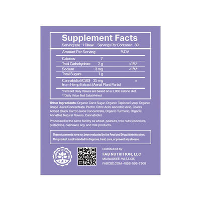FAB CBD Anytime Gummies - 3 Pack Best Sales Price - Bundles