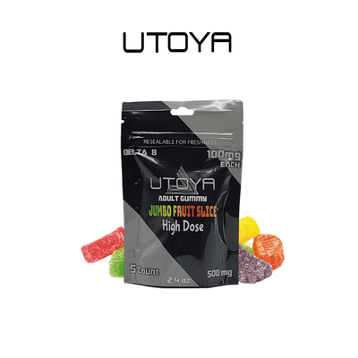 Utoya | Jumbo Fruit Slice THC Gummies 500mg - 3600mg Best Sales Price - Gummies