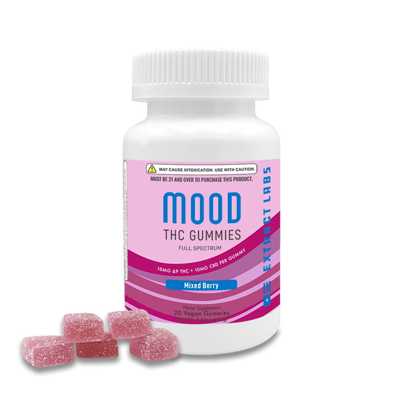 Extract Labs Delta 9 Gummies | Mood Gummies | Mixed Berry