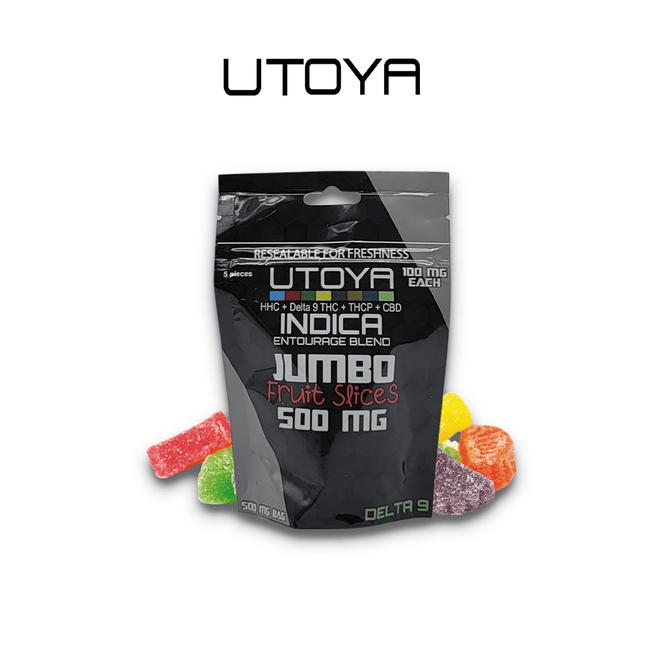 Utoya | Jumbo Fruit Slice THC Gummies 500mg - 3600mg Best Sales Price - Gummies