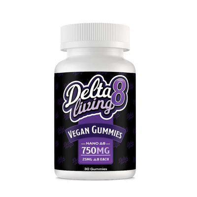 CBD Living | Calming Vegan Delta 8 Gummies 750mg Best Sales Price - Gummies