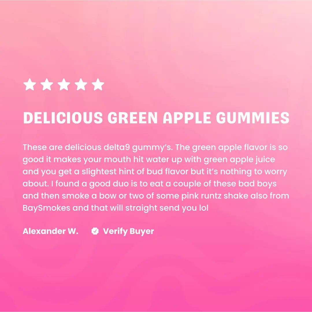 Delta9 Green Apple Gummy